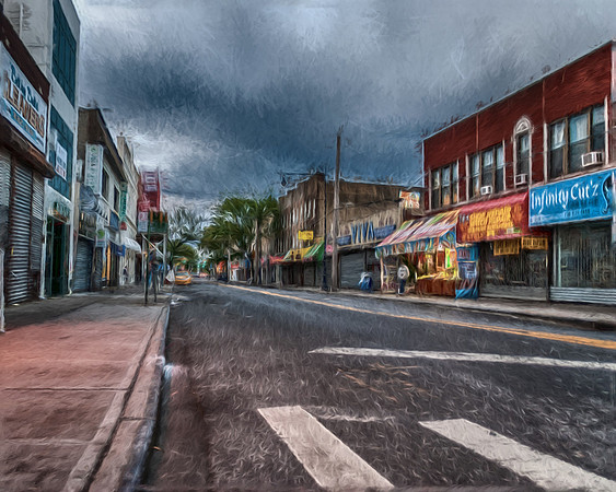Sheepshead Bay Road II in Oil