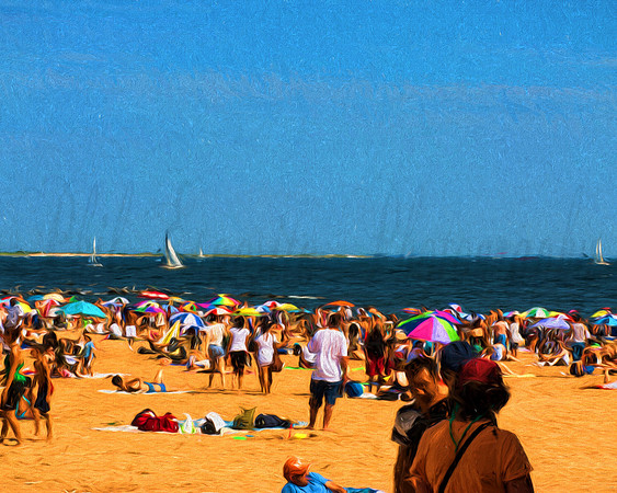 "Coney Island Beach Image"