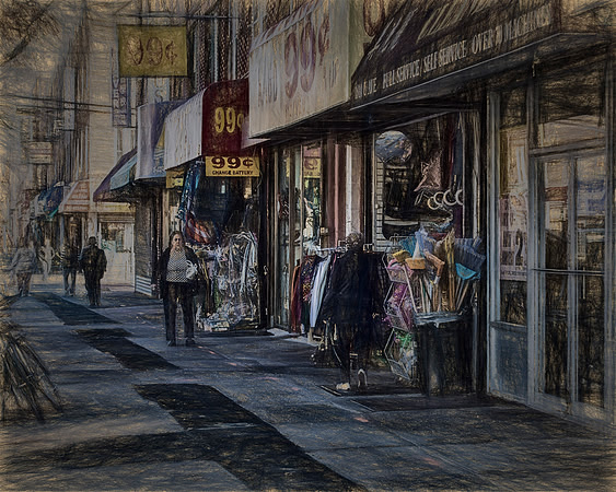 "Brooklyn Street Scene"