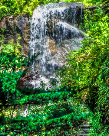 "Hidden Waterfall Image"