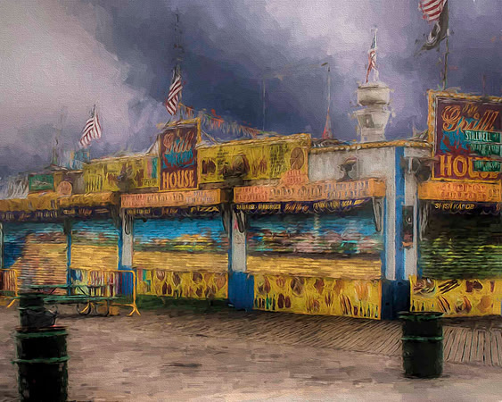 "Coney Island Boardwalk Image"