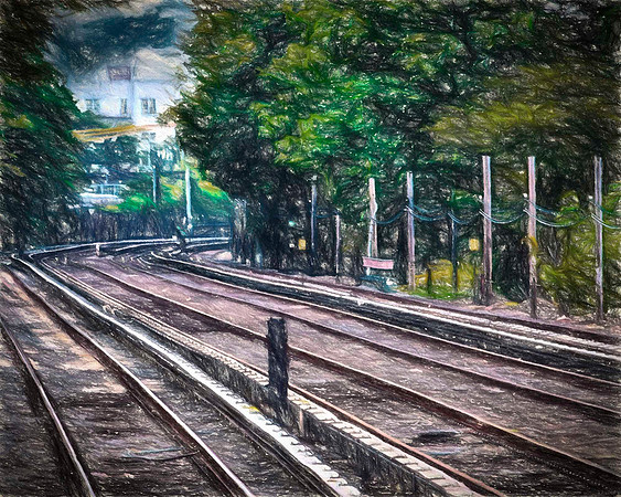 Brooklyn Train Tracks sketch